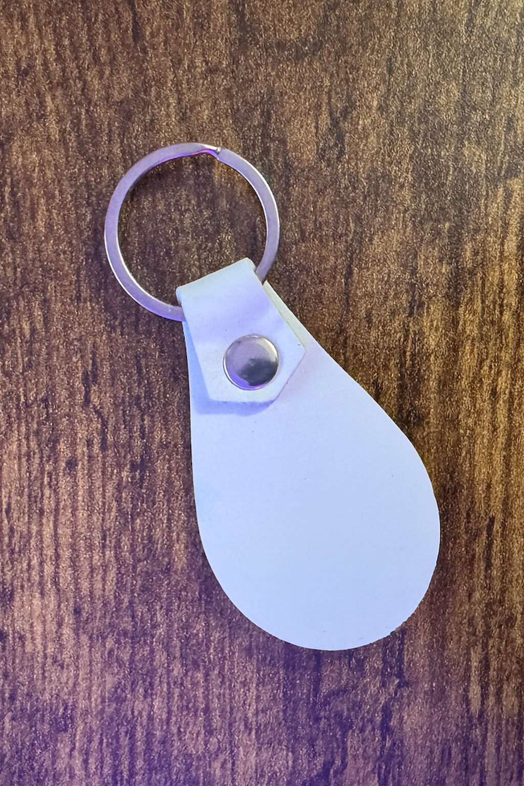 Personalised Leather Keyring